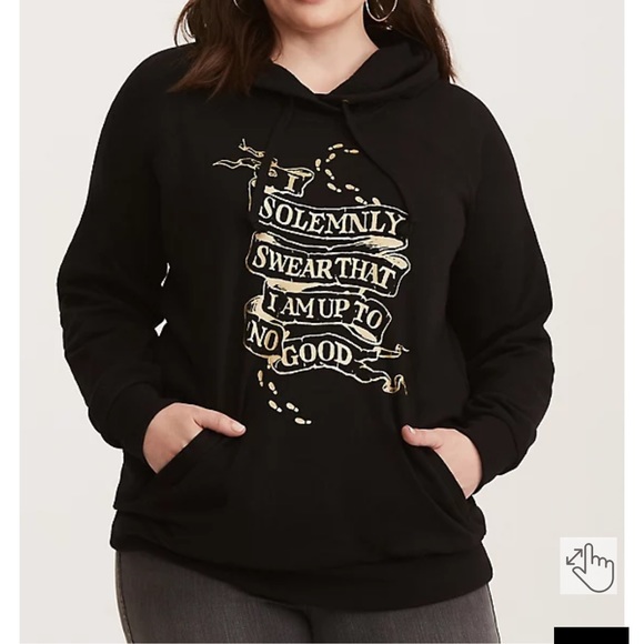 torrid Tops - HARRY POTTER MARAUDER'S MAP GRAPHIC HOODIE